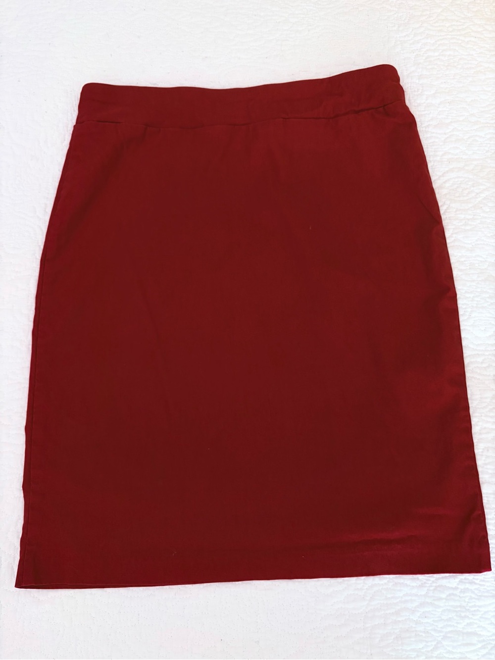 Pencil Skirt Women's Red Stretch Straight size Medium